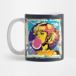 Girl chewing gum Mug